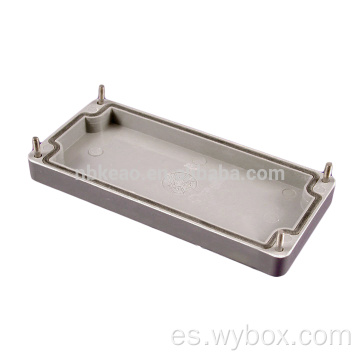 Caja de caja de aluminio fundido a presión caja de conexiones impermeable de aluminio pequeña eléctrica hammond 1590 carcasa electrónica para pcb